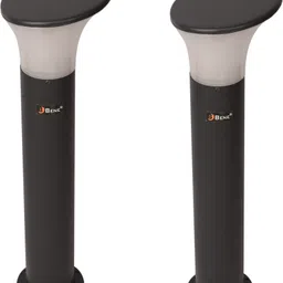 bene Eden Bollard Aluminum 59 cm (Milky ,Grey, Pack of 2) Gate Light Outdoor Lamp-picture-41