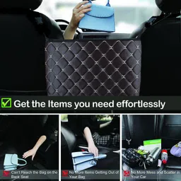 allextreme Organizer Backseat Large Anti-slip Storage Hanging Utility Tool Foldable Space Saver Bag for Cars, SUVs & Trucks Trunk Organizer image 3