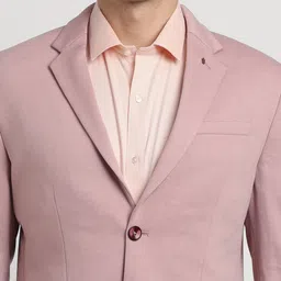 turtle Men Solid Single Breasted Casual Blazer image 4