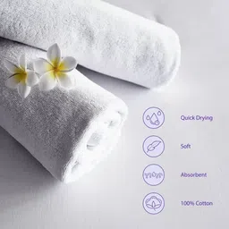 wakefit Terry Cotton 500 GSM Bath Towel image 5
