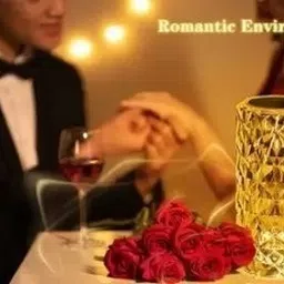 RuHaNest (Multicolor) MULTICOLOR CRYSTAL TABLE LAMP: Table Lamp image 3