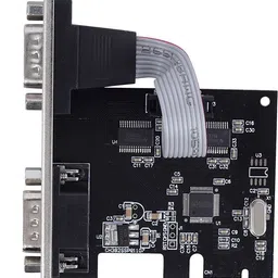 eira PCIe x1 to 2S DB9 RS232 Serial Card ER4072 Network Interface Card image 3
