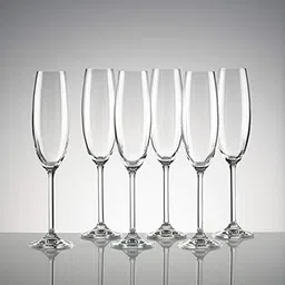 tinsuhg (Pack of 6) Stylish Wine Glass ,for Kitchen ,Party ,Gift , All Purpose Wine Glass Set Water/Juice Glass-picture-26