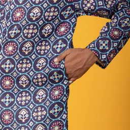 seawind Men Cotton Blend Kurta Pyjama Set image 4