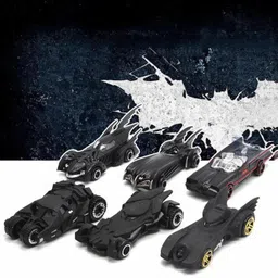 tanishka creation 1:64 Scale Black Superhero Die-Cast Mini Racing Car Set image 5