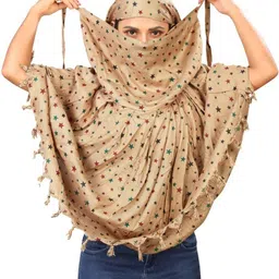 r2r fashion Printed Cotton Blend Women Multicolor Scarf-picture-28