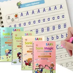 snowshell Magic Reused Practice book For Kids Handwriting 4 Book Drawing Books Magic Zx179 image 5