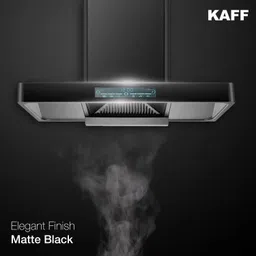 kaff K-SERIES KET 90A T-Shape Filterless Chimney 90 CM with 1450 m3/hr Suction Wall Mounted Grey 1450 CMH Chimney image 2