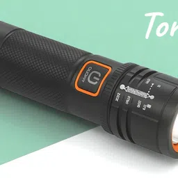 nilesawar X144 Heavy Duty LED Torch | Super Bright Outdoor Flashlight Torch image 1