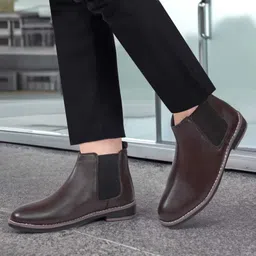 modestine Men's Casualwear Latest Comfortable Casual Outdoor Stylish Chelsia Boots For Men image 4