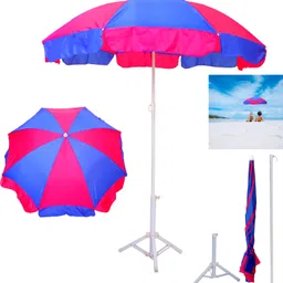 bluebuds 36in/6ft Outdoor Garden Big Size Umbrella With Stand For Hotel,Restaurants Umbrella-picture-25