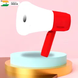 yaroh R417 KING BHOPU MEGAPHONE - Loud & Clear, Stylish with USB, TF,Record,Chargeable Indoor, Outdoor PA System image 1
