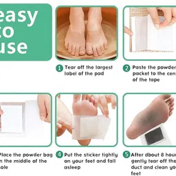 luxorio Herbal Foot Patch||Bamboo Vinegar & Natural Ingredients image 5