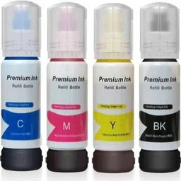 HRK NHT 001 / 003 Refill Ink For Use In EcoTank L3151 Printer Black + Tri Color Combo Pack Ink Cartridge image 1