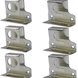 sindusuta Silver Curtain Hooks, Curtain Knobs, Curtain Rings, Rod Rail Bracket Metal-picture-12