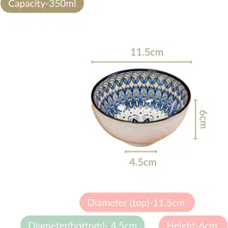 nestasia Ceramic Serving Bowl Aoki Ceramic Soup Bowl Set image 4