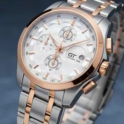 GT GLO TIME Premium Analog Pro Analog Watch - For Men TeeShort Analog White Dail Watch -A20 image 2