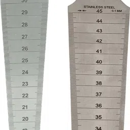 aaisha crafts Welding Taper Gauge & Bore Gauge Set – Stainless Steel Feeler Gap & Hole Bore Gauge image 1