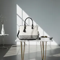 ensac Men & Women White, Black Messenger Bag-picture-37