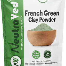 neutraved French Green Clay Powder Natural Solution for Skincare for All Skin Type-picture-41