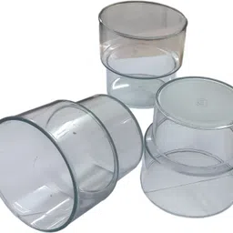 st traders (Pack of 6) 6 pcs set of Glass Glass Set Cocktail Glass image 2