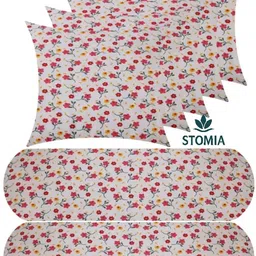 STOMIA Microfibre Abstract Sleeping Pillow Pack of 7 image 1