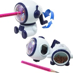 pencilwala Sharpner Space Theme Boys Girls Pencil Sharpener(Set of 1, Multicolor) ROTTER Sharpeners image 3
