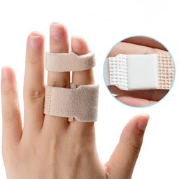 kauldvishe 2pcs Broken Toe Wraps Toe Cushioned Bandages,Hammer Toe Splints For Toes image 5
