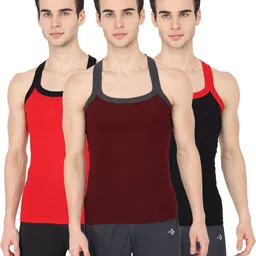 kansal Pack of 3 GYM VEST Men Vest image 1