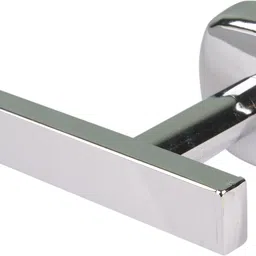 riya enterprise Stainless Steel J4 Silver Towel Rod 24" 2 ps Silver Towel Holder image 2