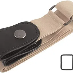 khandhar Men & Women Casual Beige Fabric Belt-picture-17