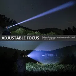 zeno volt M983(ZOOMABLE METAL TORCH)5 Modes Flashlight, Super Bright LED Light 100W Torch Torch image 5