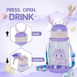 littlewish bottle 600 ml Water Bottle image 4