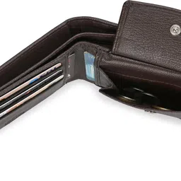 provogue Men Casual, Formal Brown Genuine Leather RFID Wallet image 2