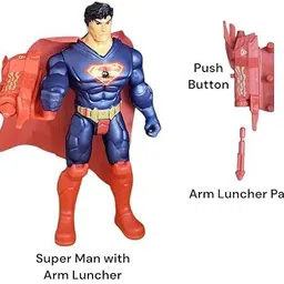 three turtle Super Man Action Figurine| Superhero Toys & Figures for Kids of Ages 3+ image 2