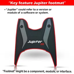 weyride Scooter Scooty Mat Two Wheeler Floor Foot Mat for Jupiter 125 Way_a4 TVS Jupiter Two Wheeler Mat image 2
