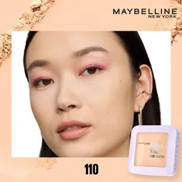 maybelline new york Super Stay Flex Powder Compact, 110, 30H Full Cover, for Oily Skin Foundation image 4