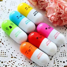 kartual Birthday Return Gift In Bulk Cute Capsule Shape Ball Pen For School Kids (6 Pcs) Ball Pen-picture-11