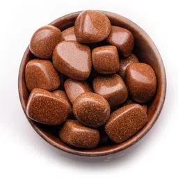 plus value goldstone-tumbled-wooden-bowl Regular Asymmetrical Crystal Pebbles-picture-20