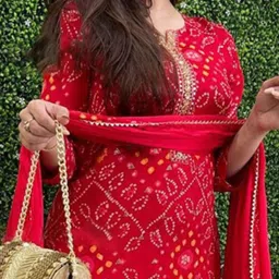 raghvifab Printed Kurta, Trouser/Pant & Dupatta Set image 4