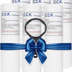 aurawater C.C.K 5 Micron 10-inch pp Spun Filter Candle & Spanner for RO Water Purifiers_17 Solid Filter Cartridge-picture-26