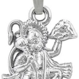 raviour lifestyle Hanuman ji silver pendant for gaining blessings of hanuman ji Silver Locket-picture-17