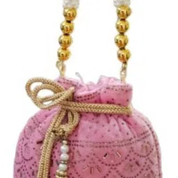 sunvika house Women Pink Potli image 1