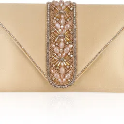 ilteza Casual, Party Beige Clutch-picture-19