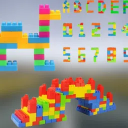 somnath plast Educational STEM Building Blocks Learning Educational Toy STEM60 Pcs BB30.833-picture-23
