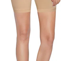 enamor Solid Women Beige Cycling Shorts-picture-14