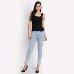 palmlon Women Black, White Camisole image 2