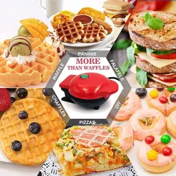 radheraj Mini Cute Waffle Maker Machine (IMPORTED) Waffle Maker image 5