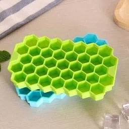 axune 1 L Silicone Honeycomb Shape Ice Cube Maker Ice Tray Ice Cube Mold Storage Containers Ice Bucket-picture-15