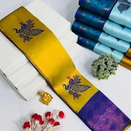 fabart cretion Woven Banarasi Cotton Silk Saree-picture-21